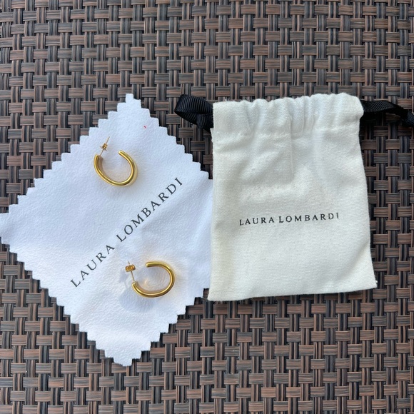 Laura lombardi gold neda earrings - Picture 1 of 3